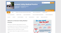 Desktop Screenshot of derwentvalleymedicalpractice.co.uk